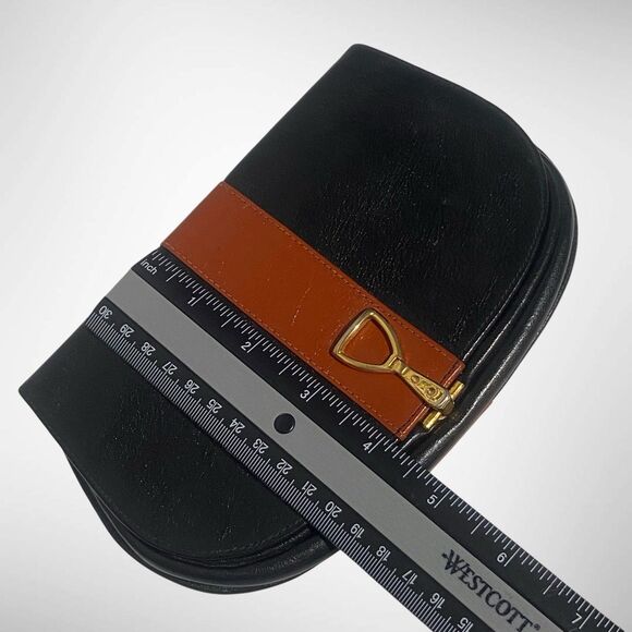 Vintage Women's Bifold Wallet Purse Black Brown Soft Genuine Leather Retro Style - Picture 12 of 12